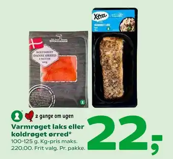Coop 365 Varmrøget laks eller koldrøget ørred tilbud
