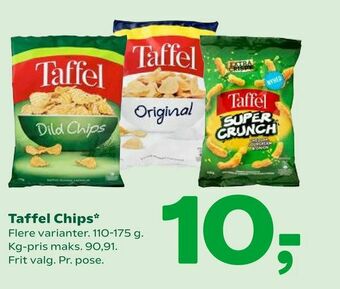 Coop 365 Taffel Chips tilbud