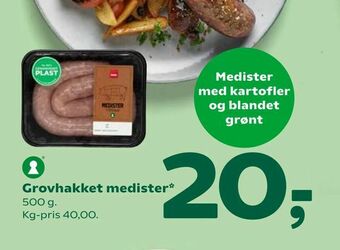 Coop 365 Grovhakket medister tilbud