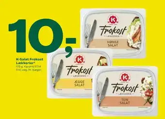 Coop 365 K-Salat Frokost Lækkerier tilbud