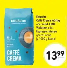 Citti Eduscho Caffè Crema kräftig oder mild, Caffè Variation oder Espresso Intenso tilbud