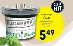 Citti Flaschenweise Pesto tilbud