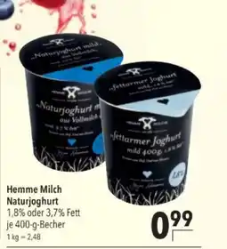 Citti Hemme Milch Naturjoghurt tilbud
