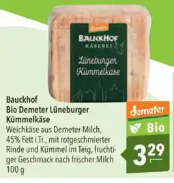 Citti Bauckhof Bio Demeter Lüneburger Kümmelkäse tilbud