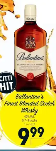 Citti Ballantine's Finest Blended Scotch Whisky tilbud