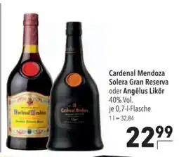 Citti Cardenal Mendoza Solera Gran Reserva oder Angelus Likör tilbud