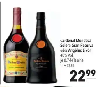 Citti Cardenal Mendoza Solera Gran Reserva oder Angelus Likör tilbud