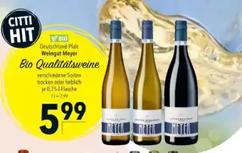 Citti Weingut Meyer Bio Qualitätsweine tilbud