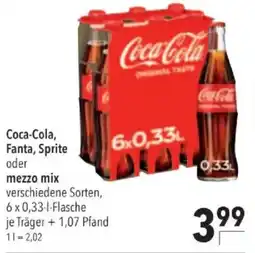 Citti Coca-Cola, Fanta, Sprite oder mezzo mix tilbud