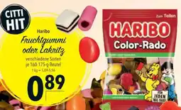Citti HARIBO Fruchtgummi oder Lakritz tilbud