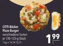 Citti CITTI Bäcker Pizza Burger tilbud
