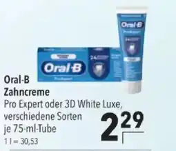 Citti Oral-B Zahncreme tilbud
