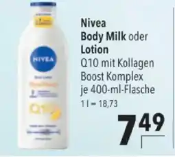 Citti Nivea Body Milk oder Lotion tilbud