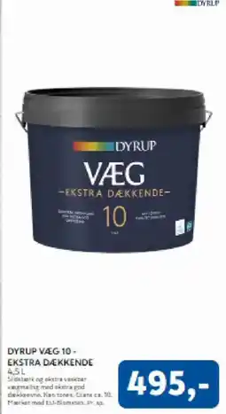 Davidsen Dyrup Væg 10 - ekstra dækkende tilbud