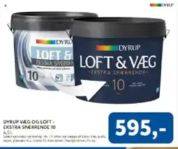 Davidsen Dyrup Væg og loft. ekstra spærrende 10 tilbud
