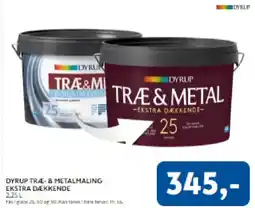 Davidsen Dyrup Træ- & metalmaling ekstra dækkende tilbud