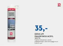 Davidsen Dana Lim malerfinish acryl tilbud