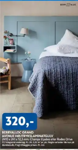 Davidsen Berryalloc Grand avenue højtrykslaminatgulv tilbud