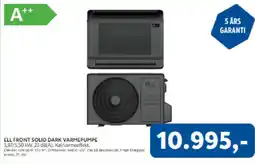 Davidsen Ell Front solid dark varmepumpe tilbud