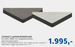 Davidsen Compact Laminatbordplade tilbud