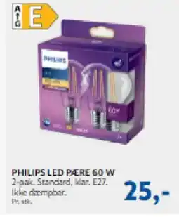 Davidsen PHILIPS Led pære 60 w tilbud