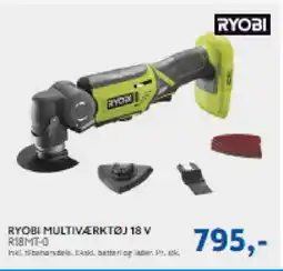 Davidsen RYOBI Multiværktøj 18 v tilbud