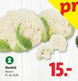 Lidl Blomkål tilbud