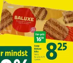 Coop 365 Coop Baluxe kiks tilbud