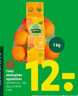 Coop 365 Coop økologiske appelsiner tilbud