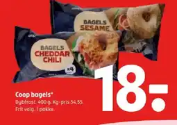 Coop 365 Coop bagels tilbud