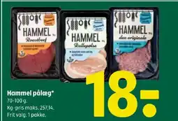 Coop 365 Hammel pålæg tilbud