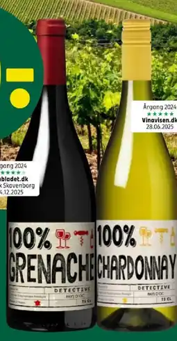 Coop 365 100% Grenache eller Chardonnay tilbud