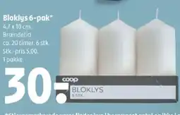 Coop 365 Bloklys 6-pak tilbud