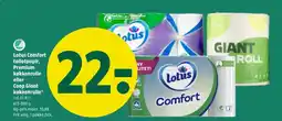 Coop 365 Lotus Comfort toiletpapir, Premium køkkenrulle eller Coop Giant køkkenrulle tilbud