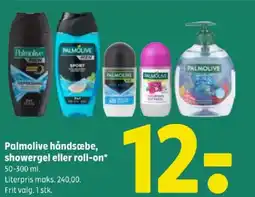 Coop 365 Palmolive håndsæbe, showergel eller roll-on tilbud