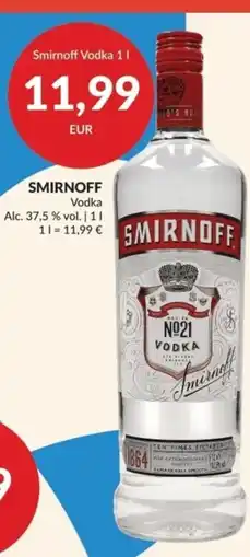 Nielsen's Discount Smirnoff vodka tilbud