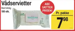 ABC Lavpris Vådservietter tilbud
