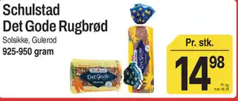 Schulstad Det Gode Rugbrød