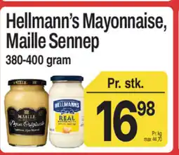 ABC Lavpris Hellmann's Mayonnaise, Maille Sennep tilbud
