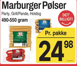 ABC Lavpris Marburger Pølser tilbud