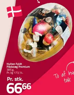 Fleggaard Fyldt Påskeæg Premium tilbud