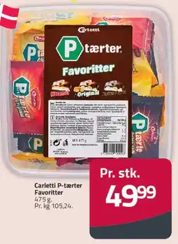 Fleggaard Carletti P-tærter Favoritter tilbud