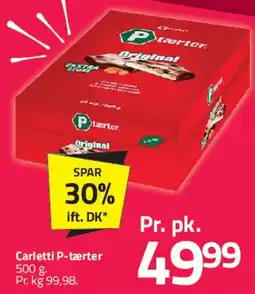 Fleggaard Carletti P-tærter tilbud