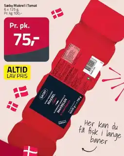 Fleggaard Sæby Makrel i Tomat tilbud