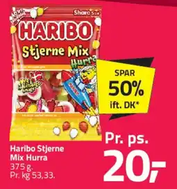 Fleggaard Haribo Stjerne Mix Hurra tilbud