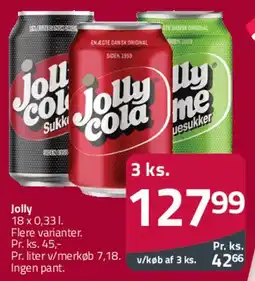 Fleggaard Jolly Cola (3 ks.) tilbud