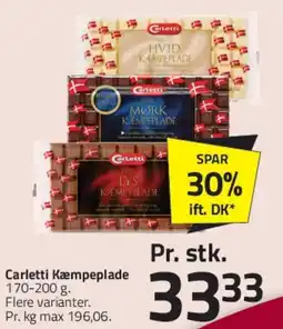 Fleggaard Carletti Kæmpeplade tilbud