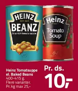 Fleggaard Heinz Tomatsuppe el. Baked Beans tilbud