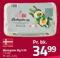 Fleggaard Økologiske æg S/M tilbud