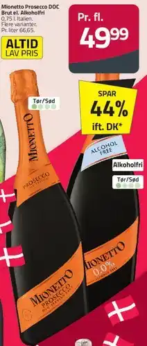 Fleggaard Mionetto Prosecco DOC tilbud